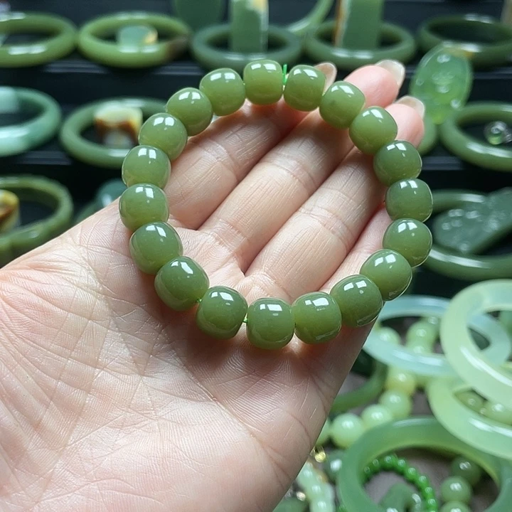 和田玉未镶嵌手链