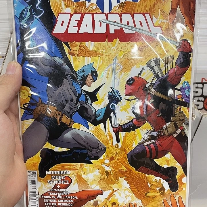 漫威DC联动死侍蝙蝠侠主封