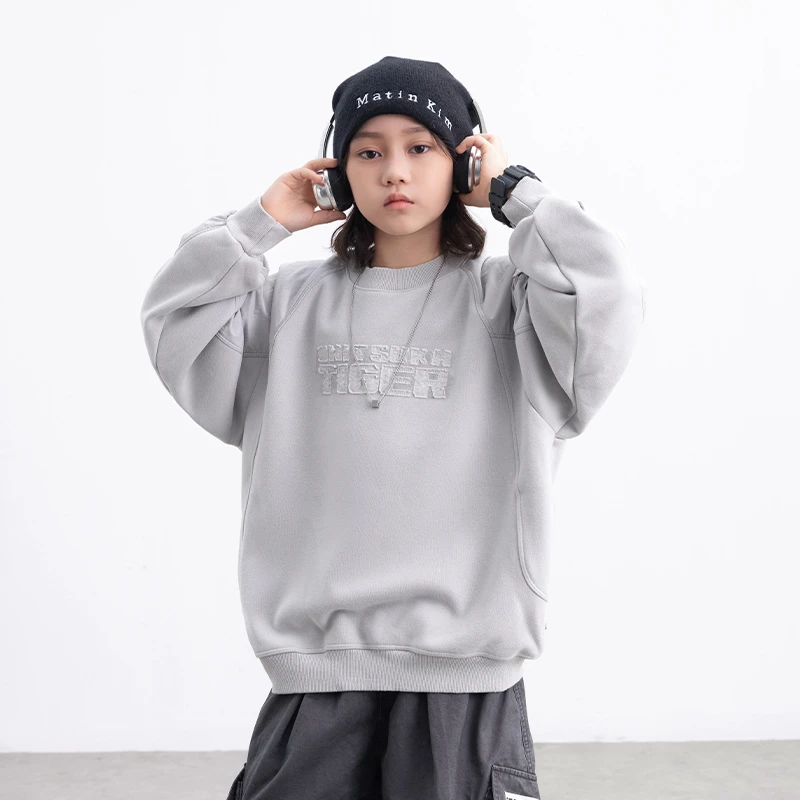 童装男童冬装加绒卫衣2025新款上衣大童冬季加厚青少年秋冬款男孩