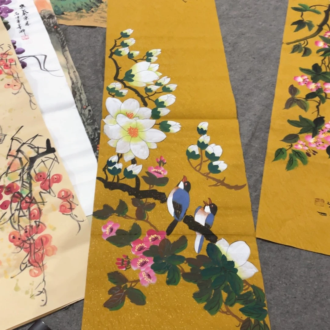 国画国画作品画心一张