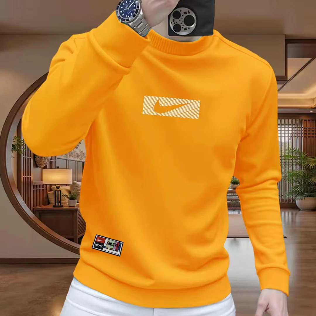 美式痞帅潮流宽松百搭长袖潮牌套头卫衣青年男女款休闲圆领上衣服