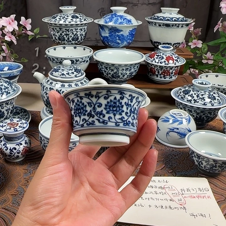 【王安石柴窑】手工手绘绘真柴窑