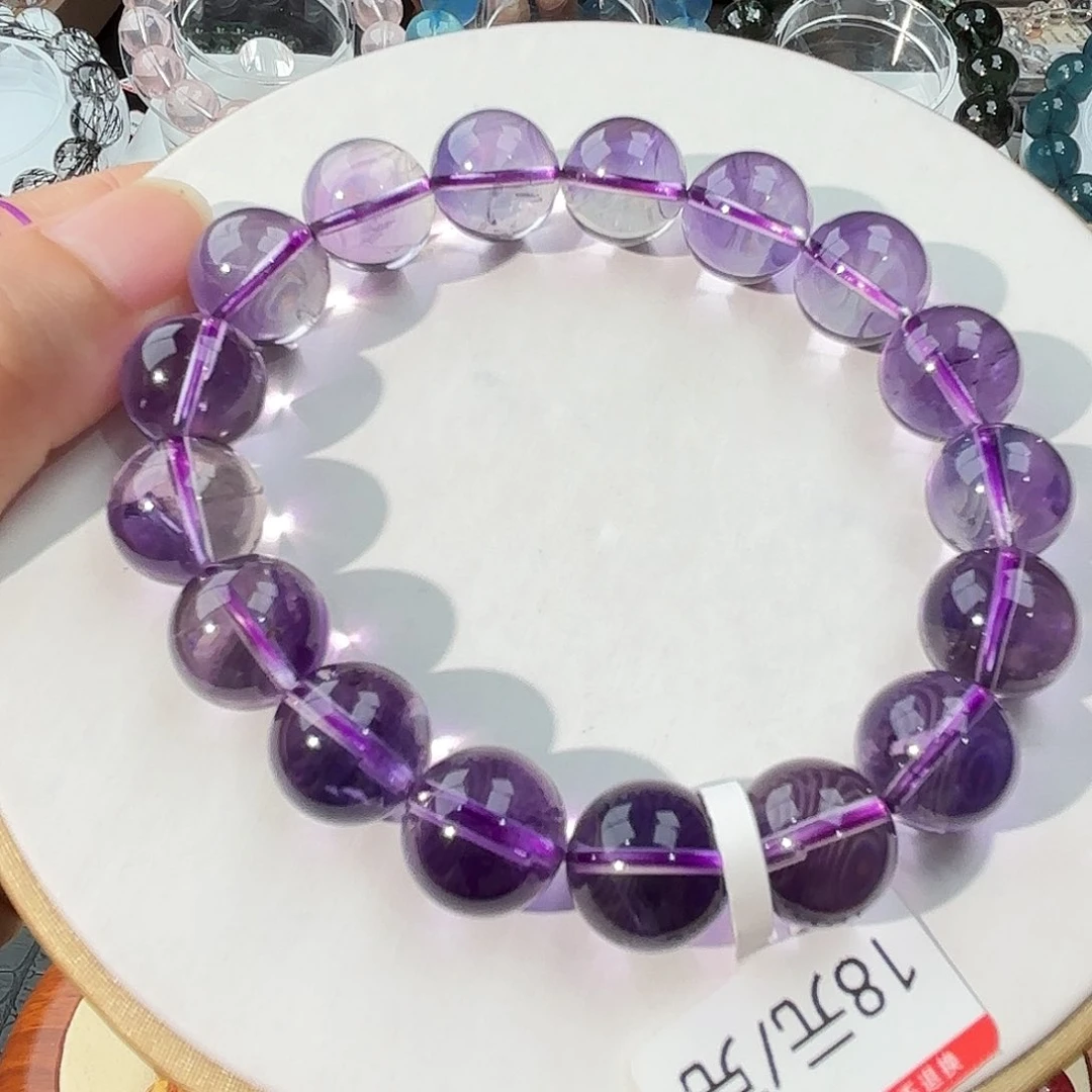 水晶手链未镶嵌巴西紫水晶