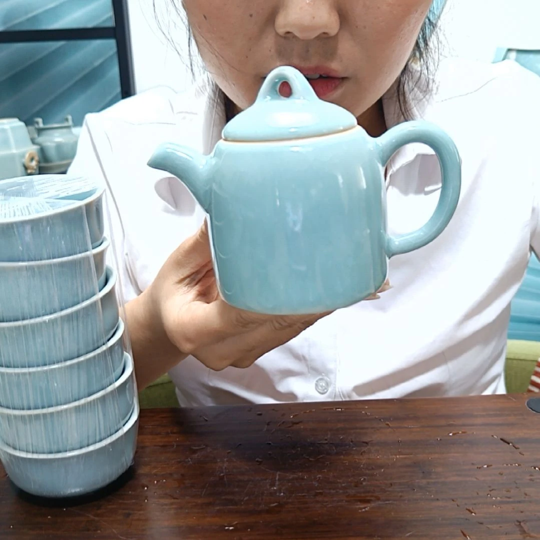 【闪购商品】汝瓷开片秦权壶微瑕福利款