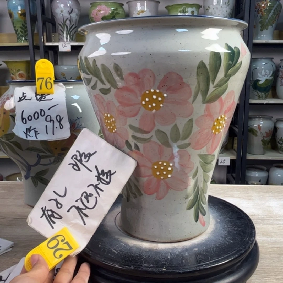 罐1tc景德镇陶瓷花盆不退不换