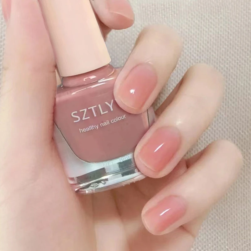 裸色系美甲指甲油免烤快干防水持久不掉色不可撕拉2025夏季显白