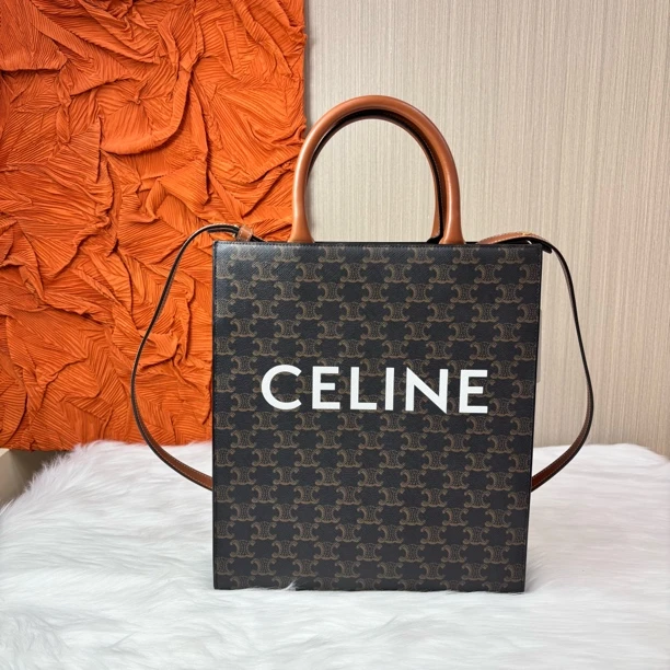 99新 Celine/思琳 经典老花Cabas琴谱托特/香菜奢品/经典/单肩