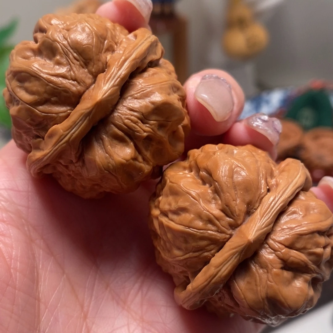 文玩核桃把件40尺寸蛤蟆头