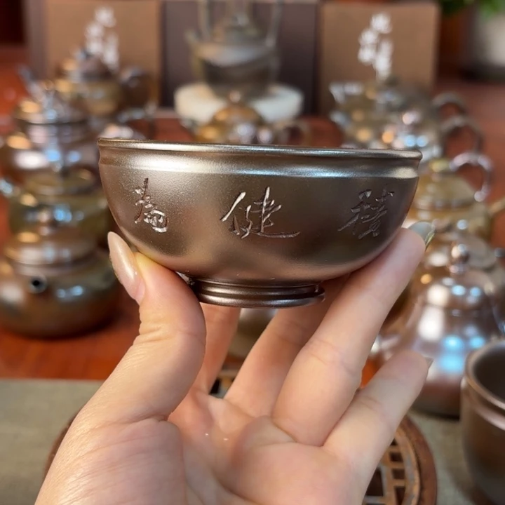 120cc纯天然泥料直播间福利！主人杯11