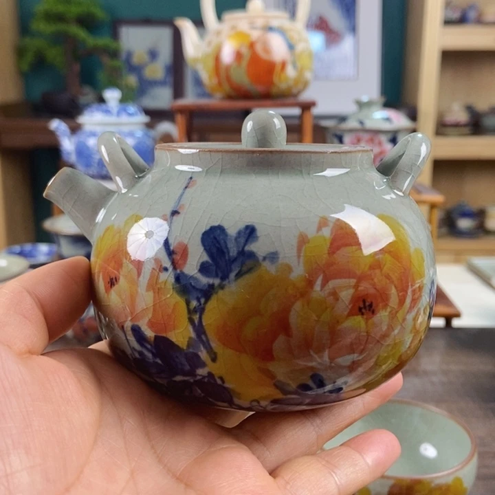 瓷片手工制作工艺精湛等特点