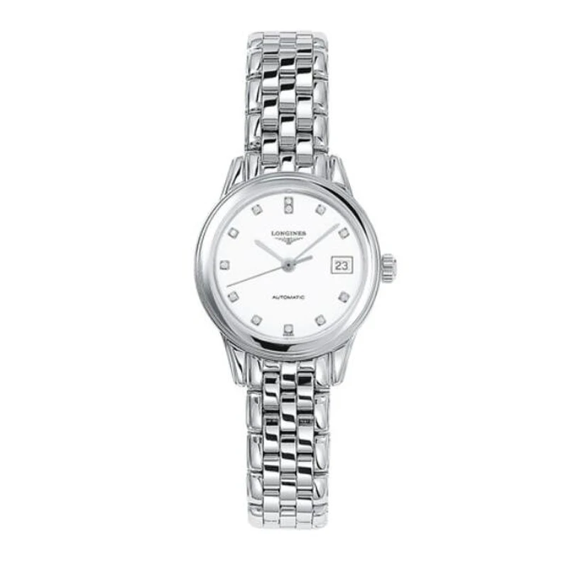 99新 Longines/浪琴  26mm 军旗系列 机械女款腕表单表原盒