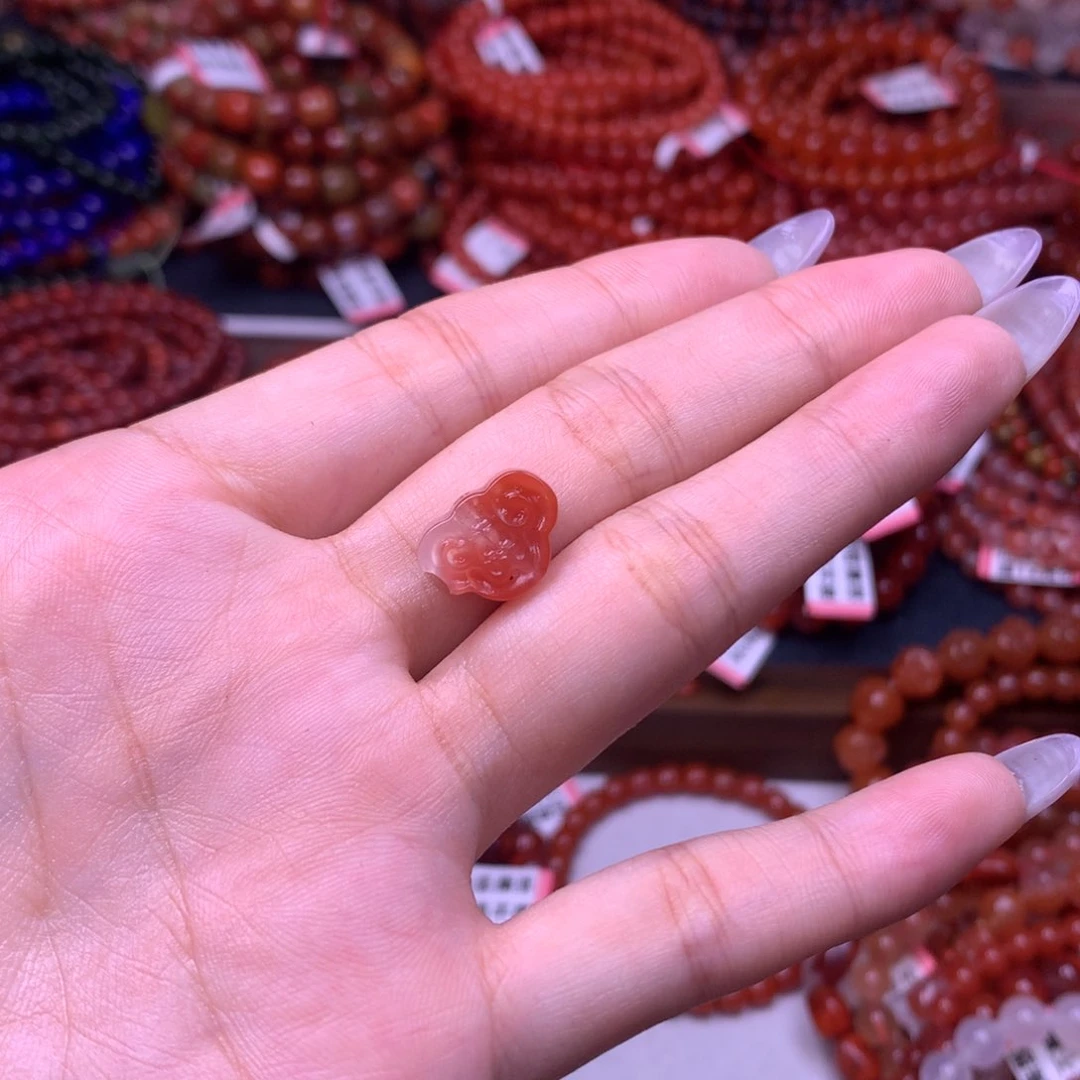 未镶嵌手链南红玛瑙1号如意锁