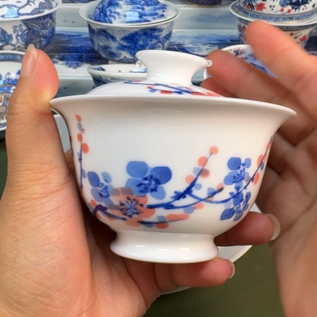 景德镇纯手绘茶具圆圆271