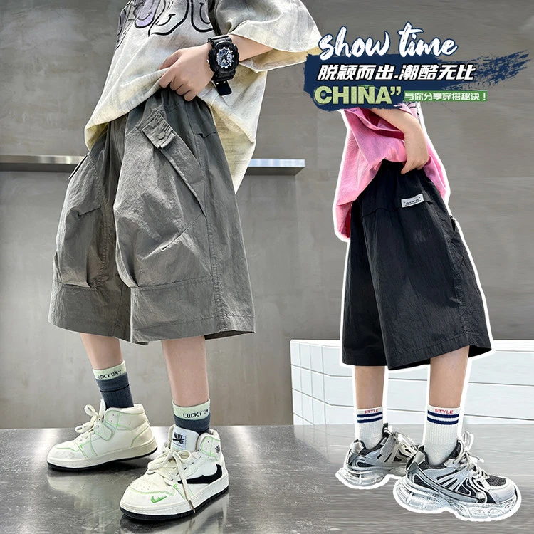 裤子休闲夏季男童中大童