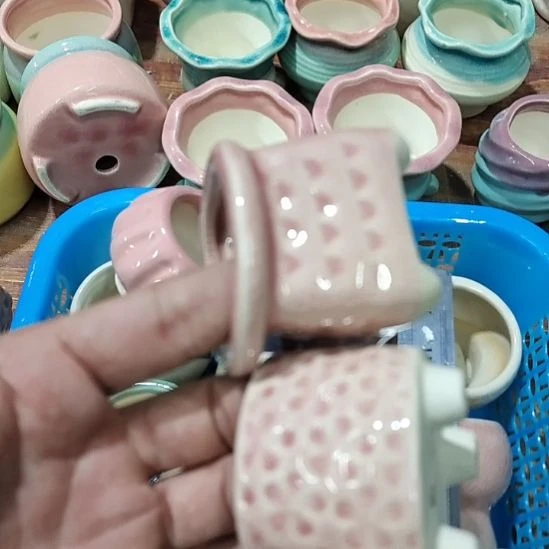 微瑕陶瓷盆12包邮