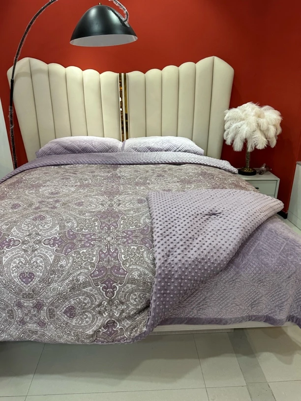 香芋紫玫瑰四件套