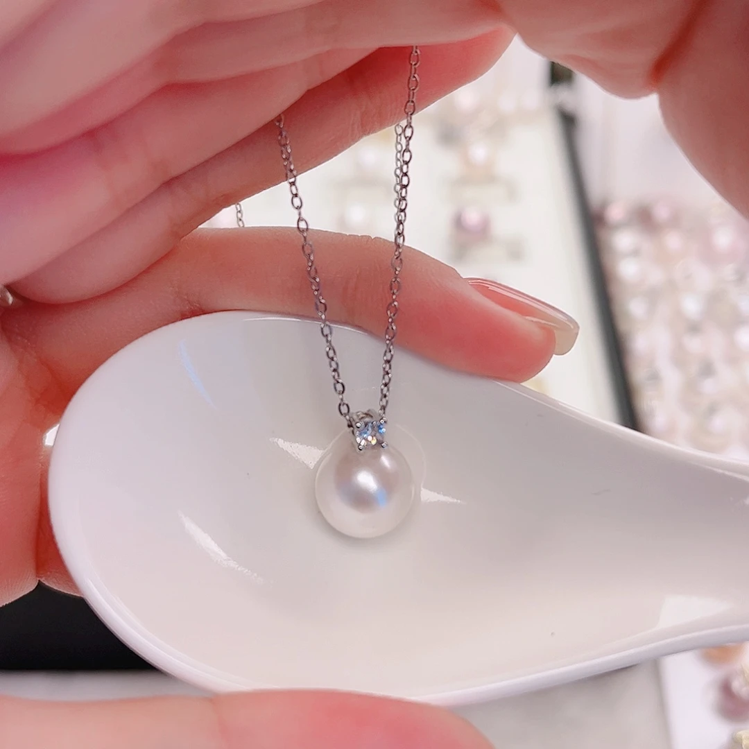 未镶嵌淡水珍珠吊坠(赠链)