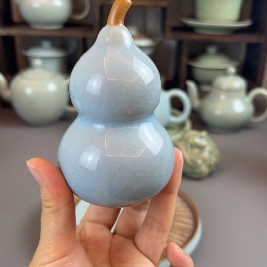 小茶宠，不带礼盒，天青色