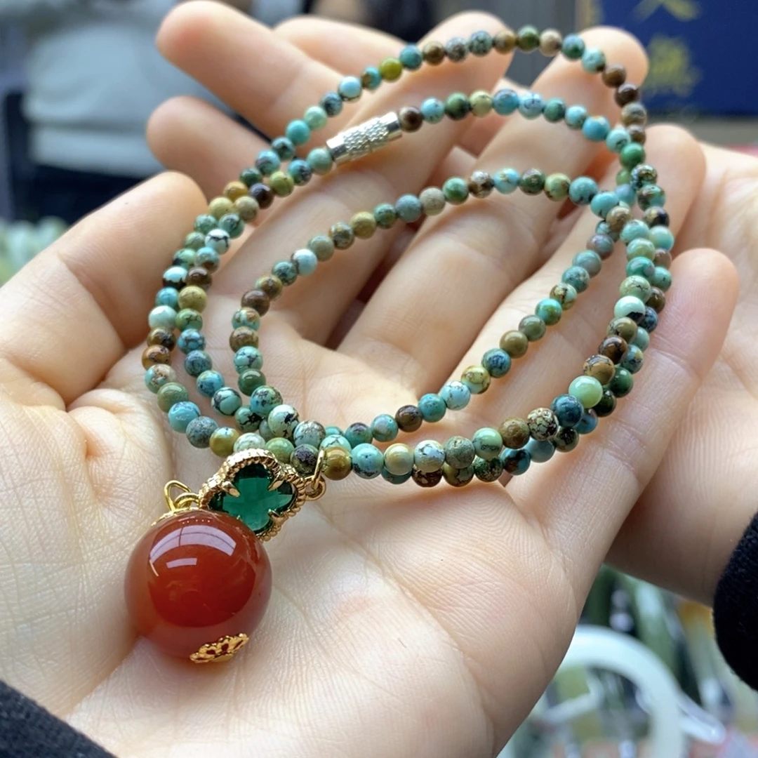 玛瑙/玉髓未镶嵌颈饰卡16