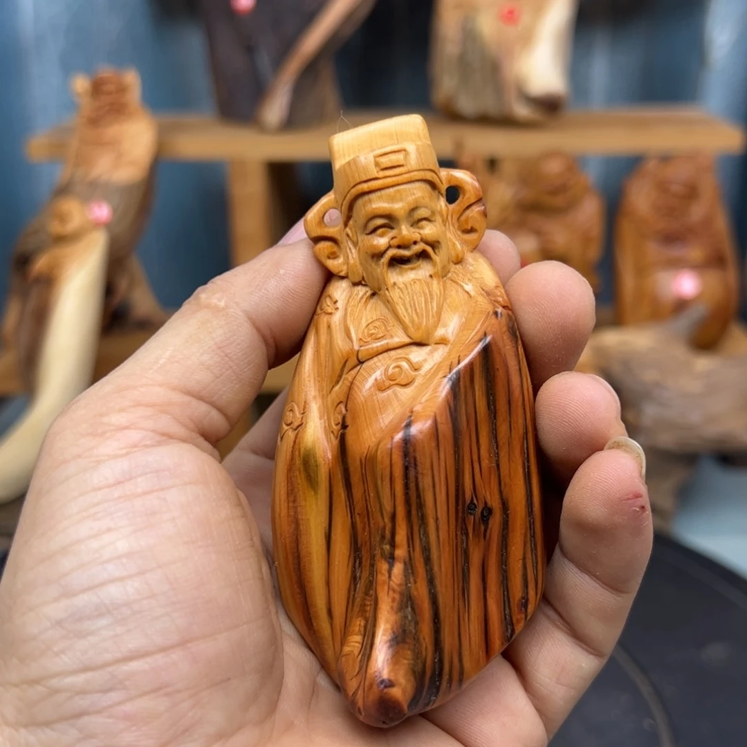 木东*崖柏木摆件手把件