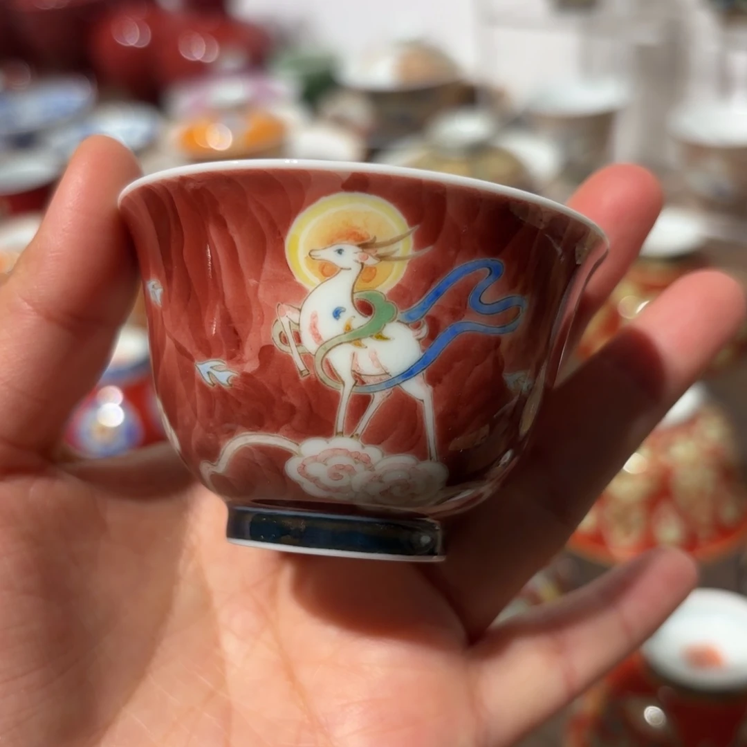 瓷九色鹿蓝钰敦煌福利