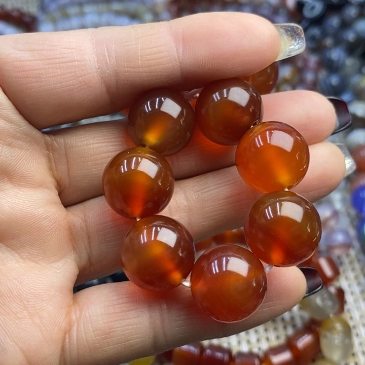 玛瑙/玉髓手链未镶嵌用****4