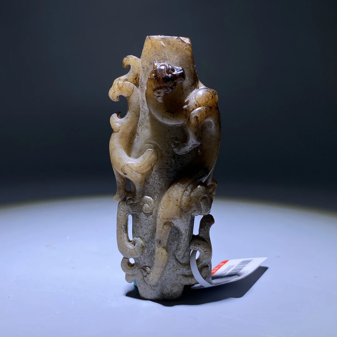 明-古玉螭龙勒子2503120130