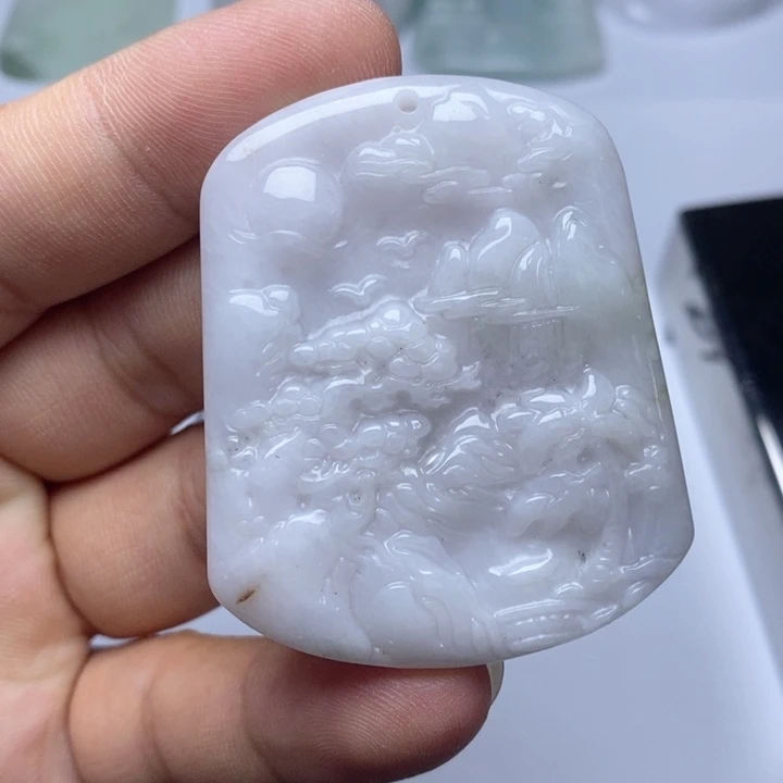 颈饰未镶嵌翡翠翡翠