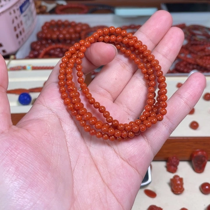 南红玛瑙未镶嵌颈饰34