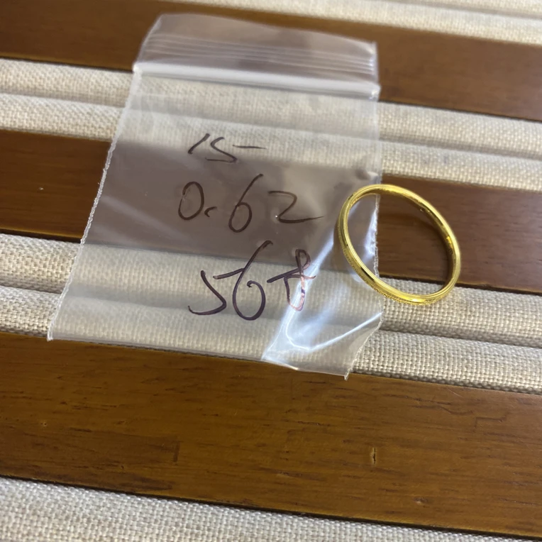 克重0.62 15号 三生三世戒指 足金999