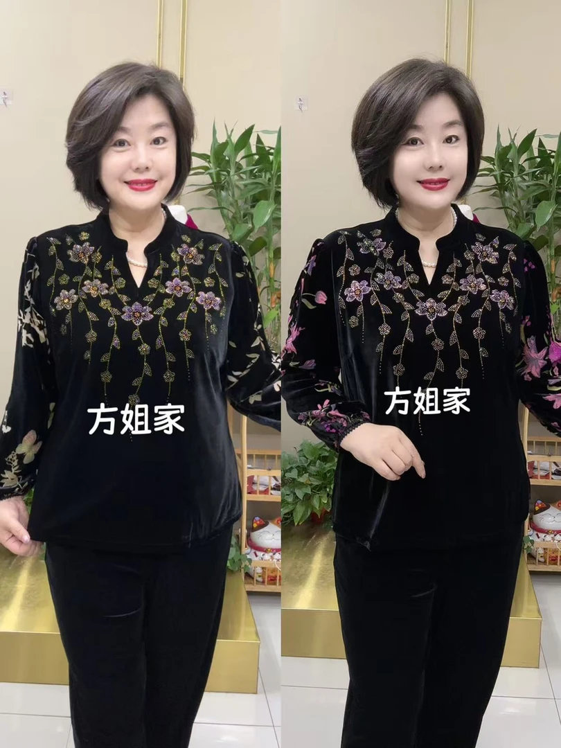 （庆十一）花开富贵如意妈妈小衫