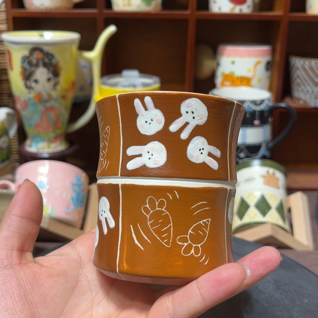 陶杯子景德镇陶瓷马克杯