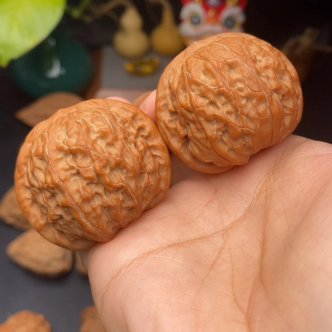 把件文玩核桃贤*金麒麟