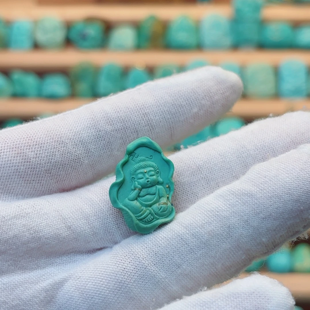 绿松石未镶嵌配饰