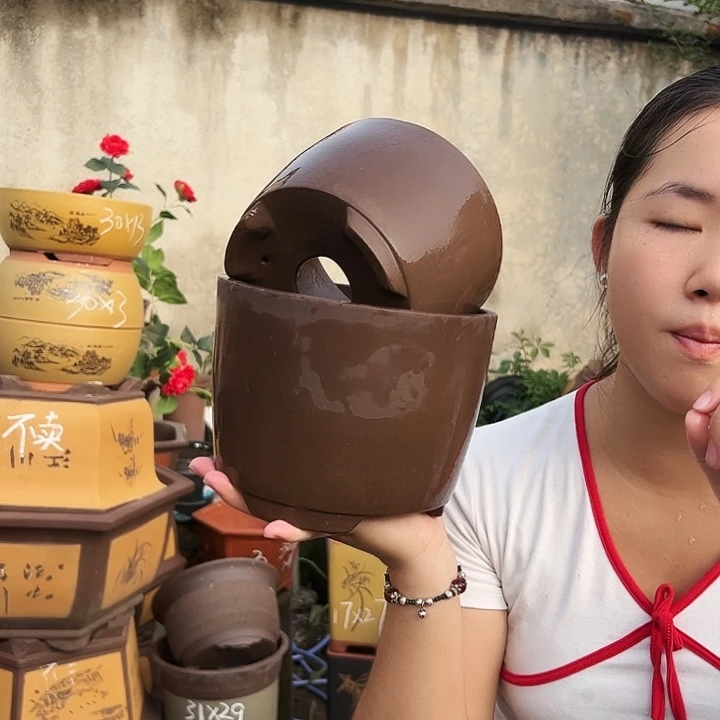 笔筒两件套花盆花盆