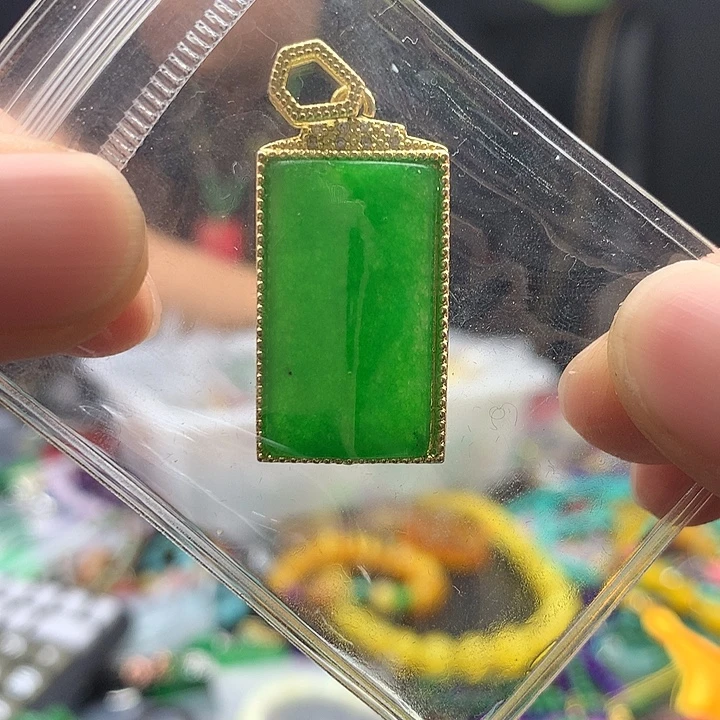 翡翠银S925镶嵌颈饰