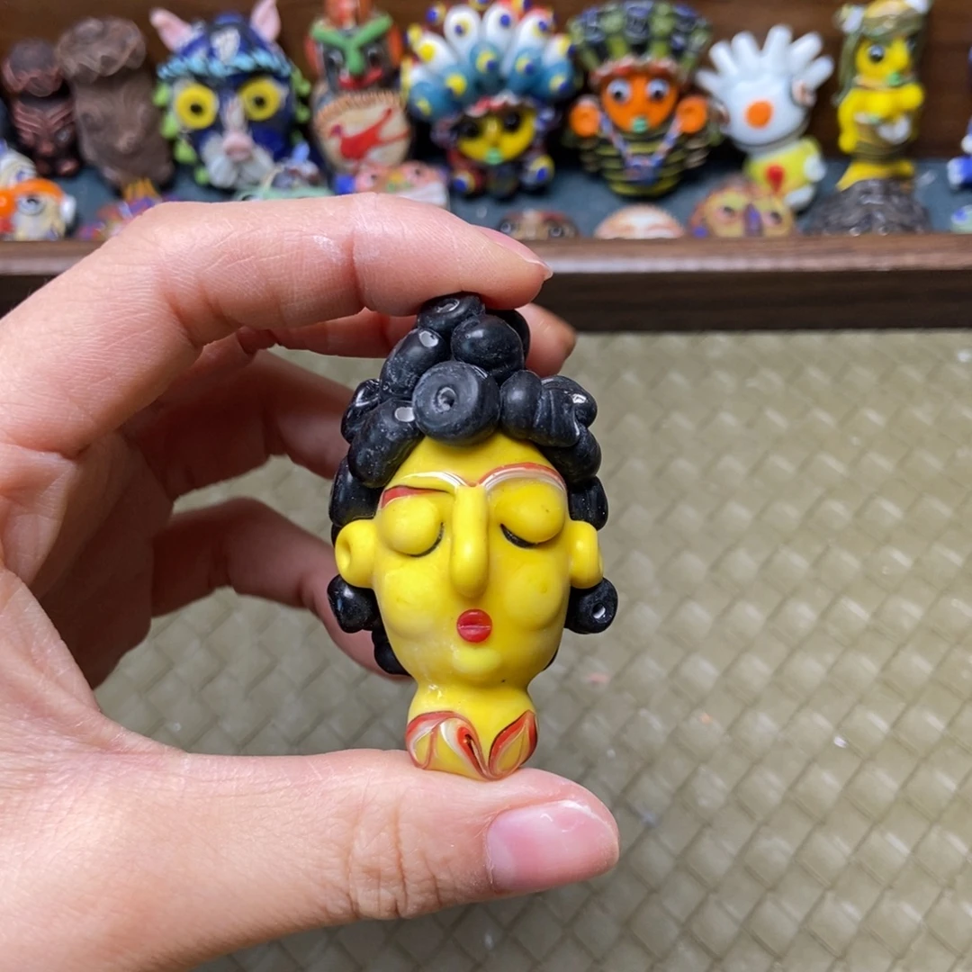 琉璃颈饰新款佛头