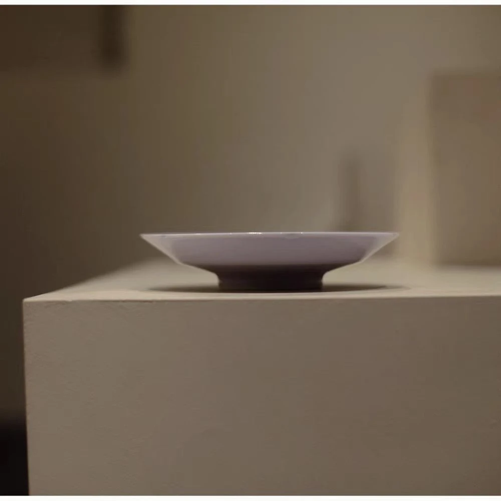 暮山手工薰衣草葵口号壶承高温还原烧大号陶瓷茶具