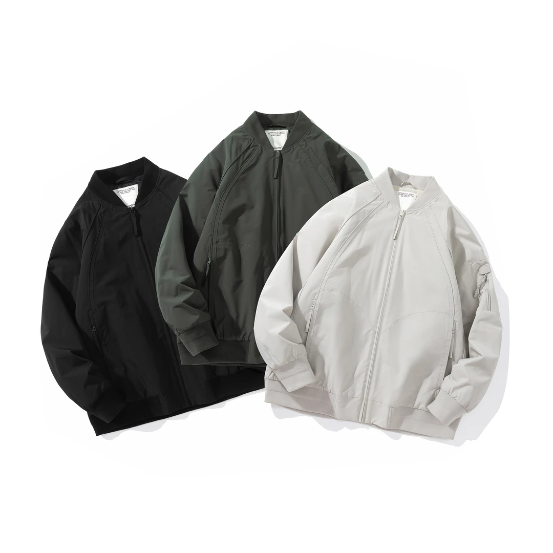 F8休闲保暖厚款棒球领棉服外套9921