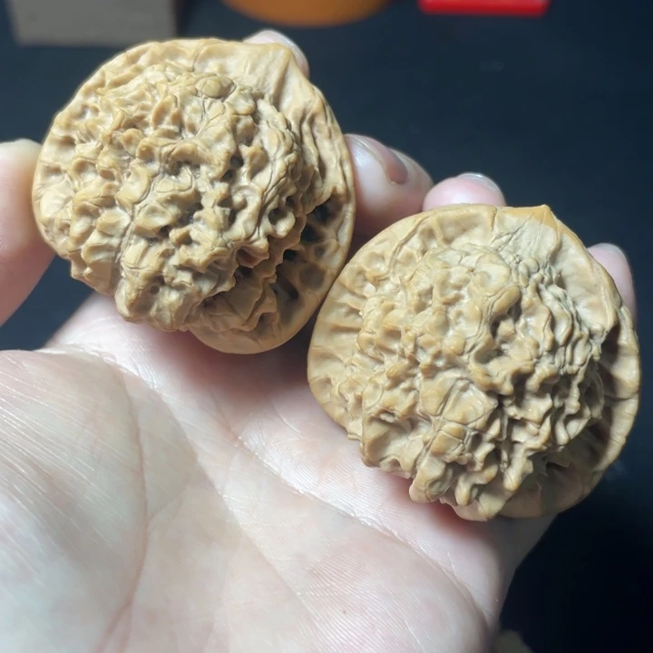 把件文玩核桃官帽尖微修