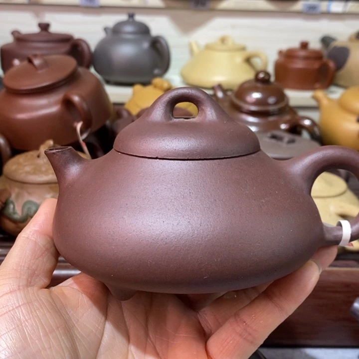 紫砂茶壶微瑕处理一把