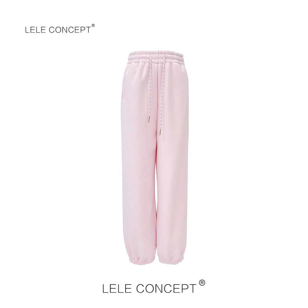 LELE CONCEPT |「夭夭」款抽带多色卫裤K0293