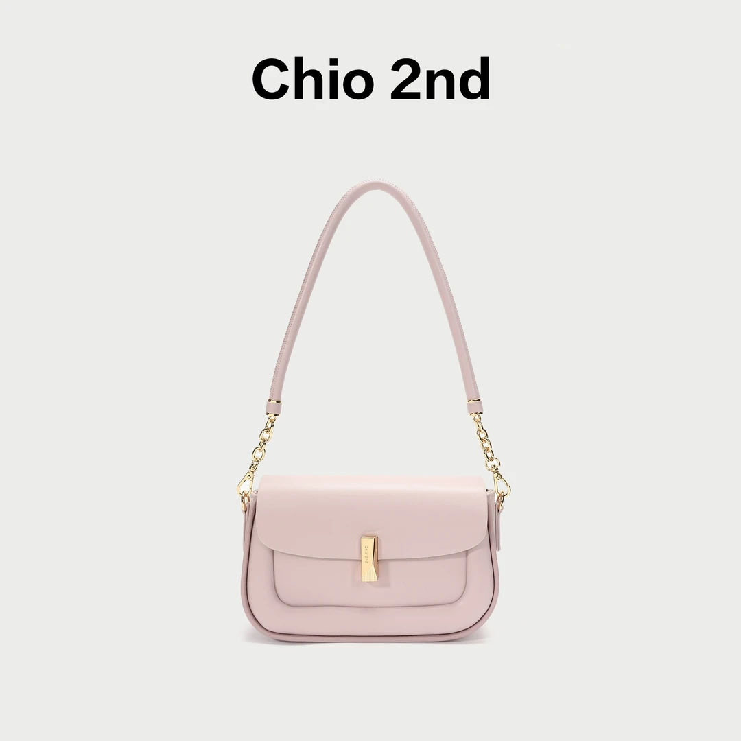 南风Chio2nd 小方包包女2025新款粉色简约通勤单
