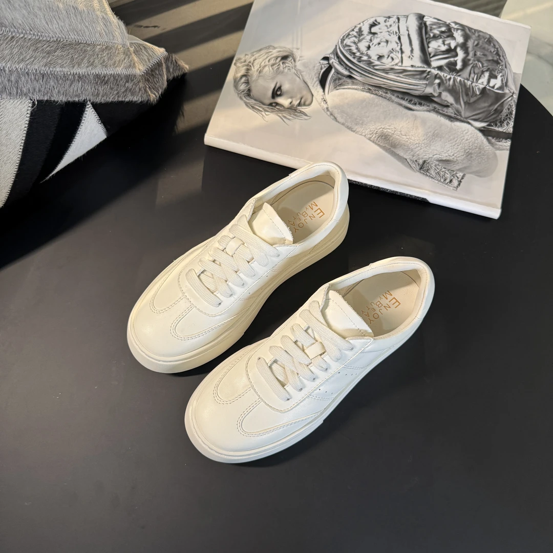 EM2025新款厚底真皮潮流板鞋E25AU015