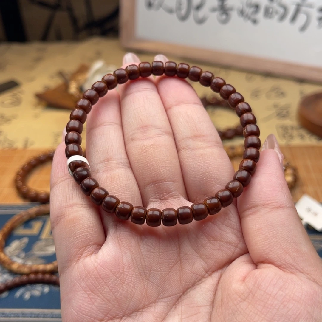 紫金鼠手串65纯肉老型
