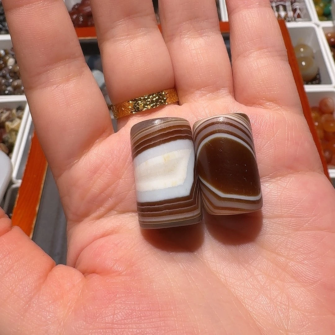 玛瑙/玉髓合金颈饰