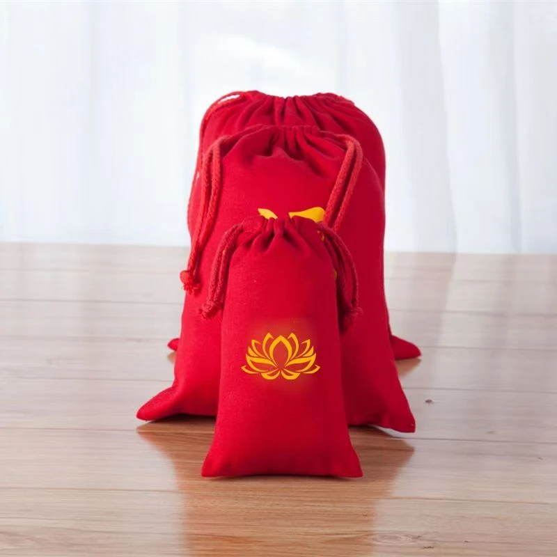 四号2026年福寿康宁祝福袋收纳袋红色福袋祝福福袋新年福袋