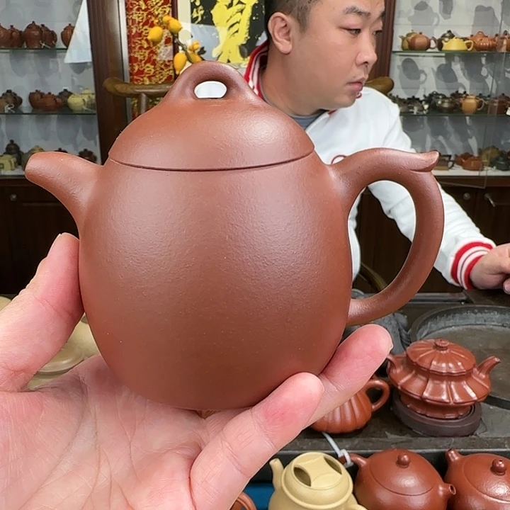 紫砂茶壶秦权底槽清