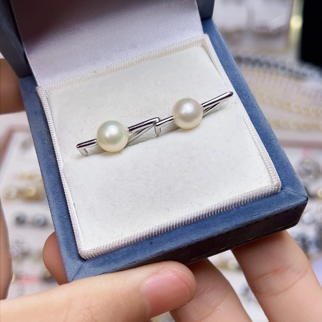 海水珍珠颈饰银S925镶嵌