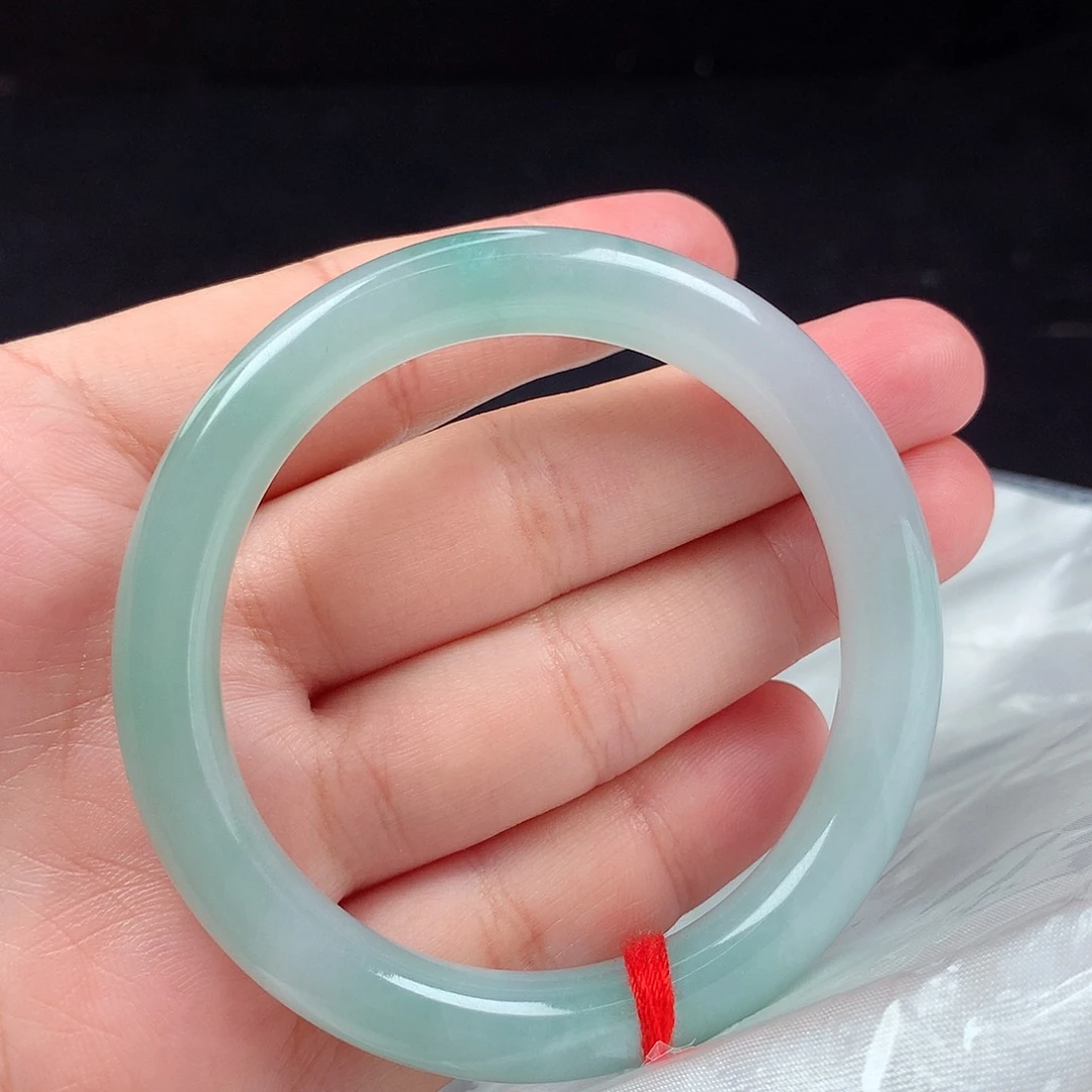 未镶嵌手镯翡翠52圆条h8327